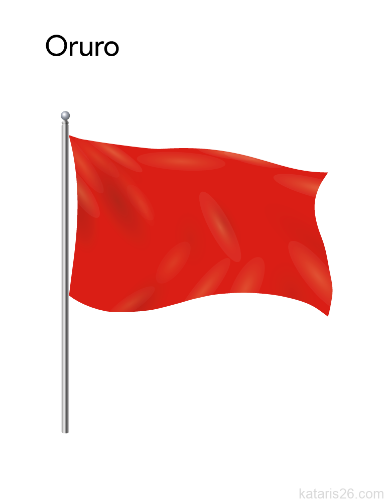 Bandera de Oruro  Colorear Dibujar