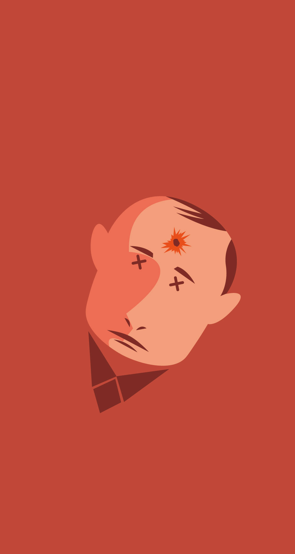 Putin propaganda muerto diseño