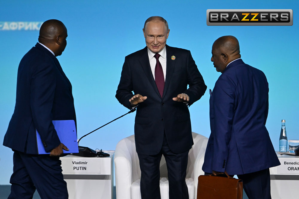 Putin con africanos brazzers meme