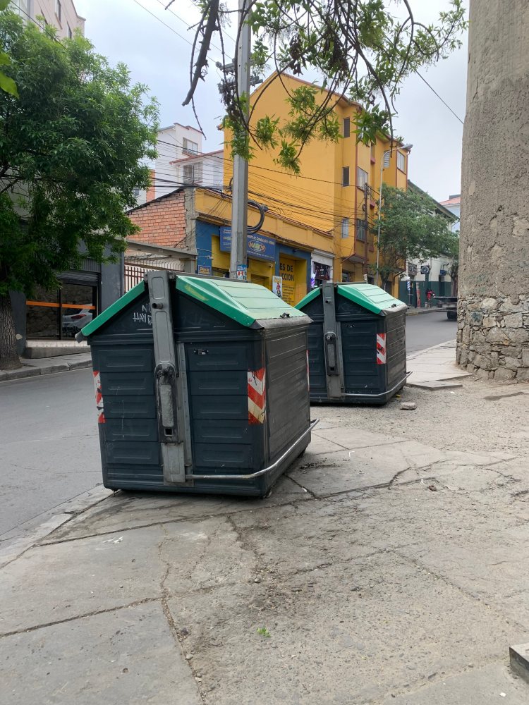 Contenedores de basura La Paz
