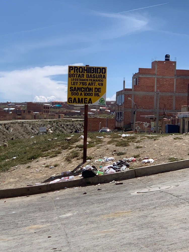 Advertencia de GAMEA sobre el tema de basura