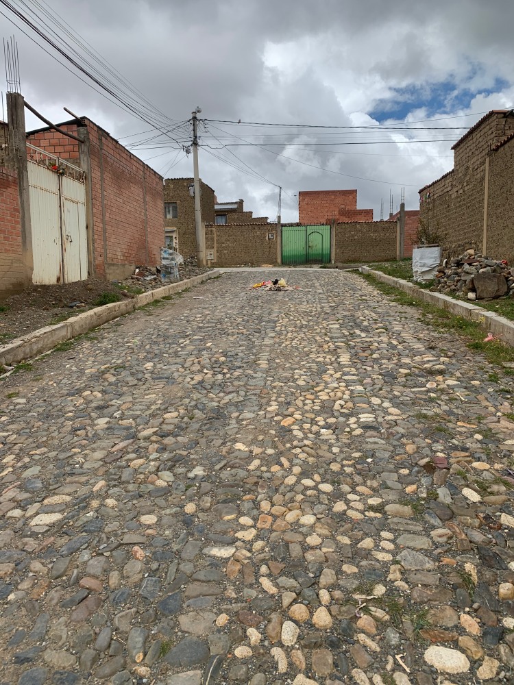 Calles sin asfalto en El Alto